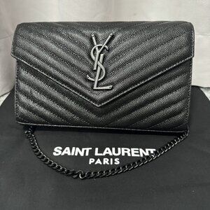 Yves Saint Laurent Black Shoulder Bag
